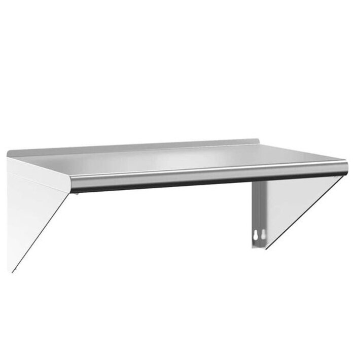 Étagère murale en inox 75x45x31 cm - Jusqu'à -34% sur vos économies