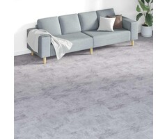 Vidaxl Lames de sol PVC Gris Ciment - 5,26 m² - Jusqu'à -40%