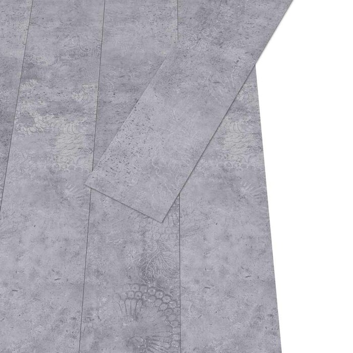 Lames de sol PVC Gris Ciment 5,26 m² - Jusqu'à 33% de remise