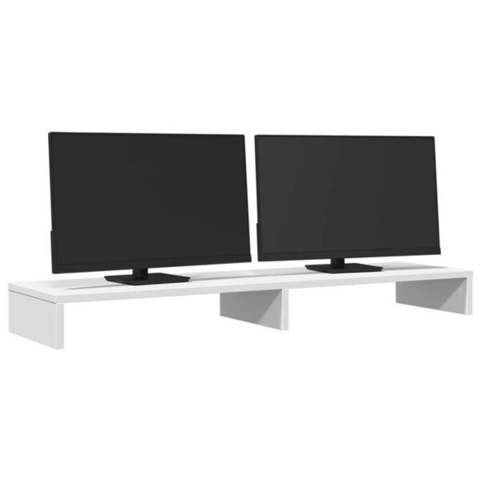 Support double écran ergonomique - Blanc - Jusqu'à 32% de remise