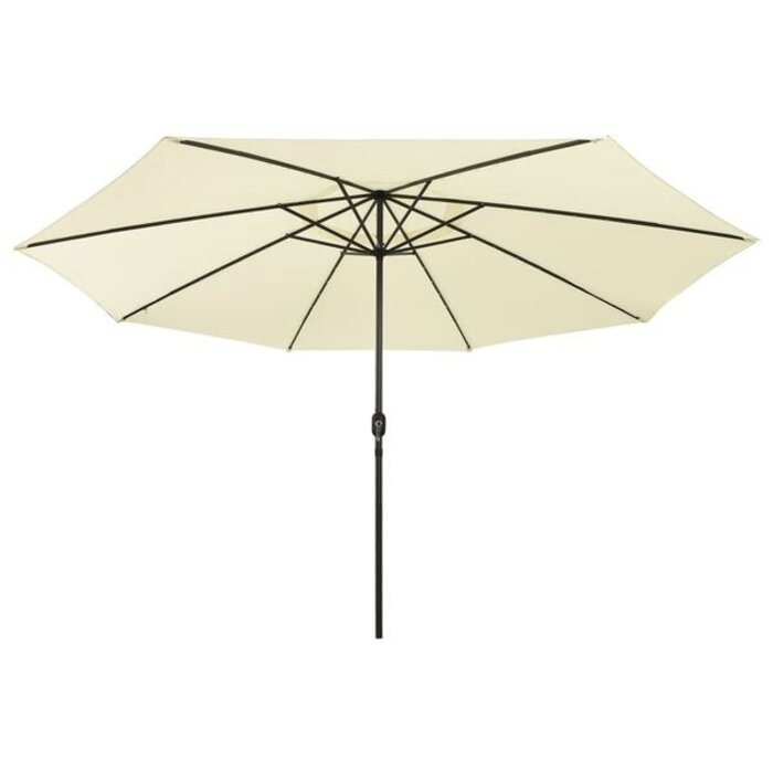 Vidaxl Parasol LED 400 cm Sable - Jusqu'à 34 % de réduction