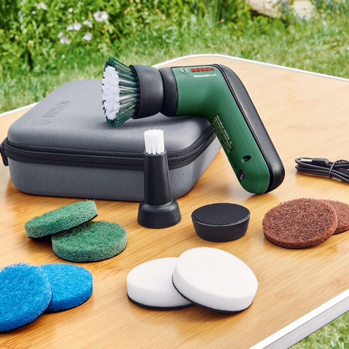 Brosse de nettoyage électrique sans fil - 10 accessoires - Jusqu'à -33%