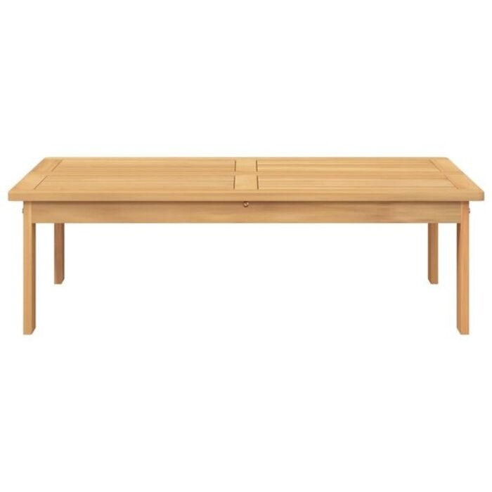 Vidaxl Table de jardin basse en acacia massif - Jusqu'à 34% de remise