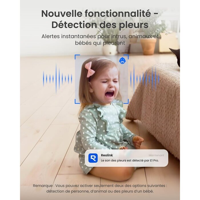 Caméra de surveillance 3K 5MP - Wi-Fi - Jusqu'à 34% de réduction