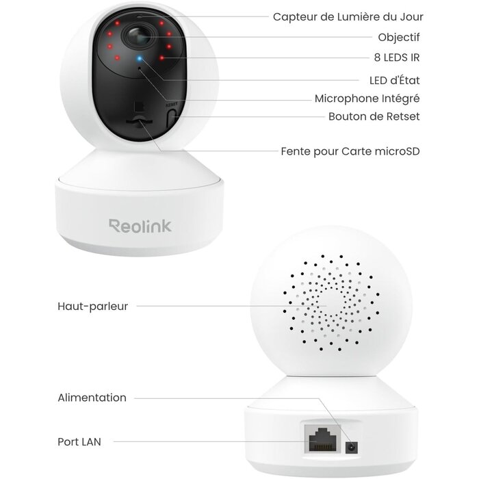 Caméra de surveillance 3K 5MP - Wi-Fi - Jusqu'à 34% de réduction