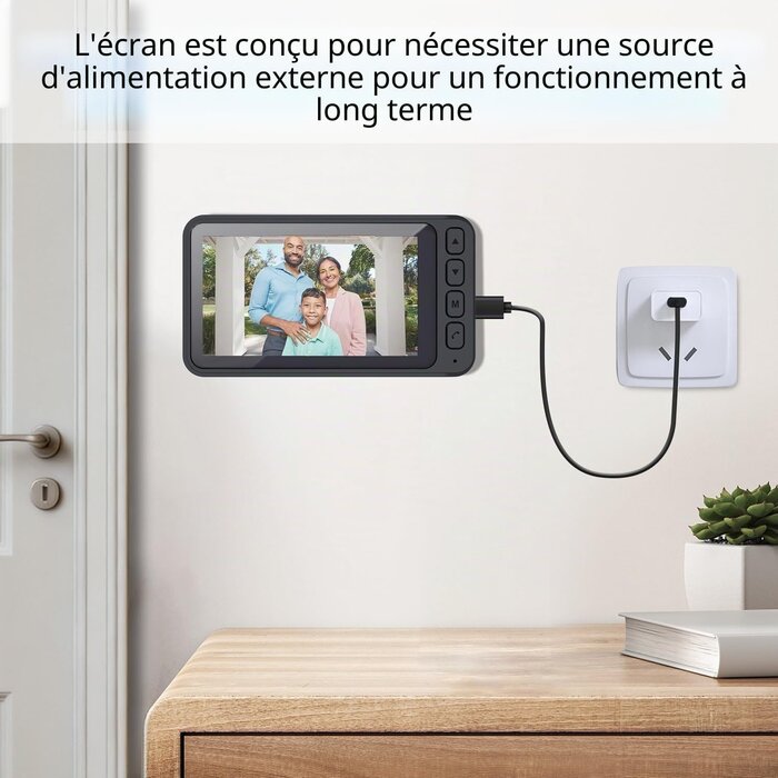 Sonnette Vidéo sans fil avec écran 4,5" - Jusqu'à 34% de remise