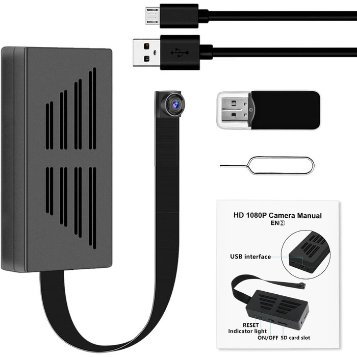 Mini caméra espion 1080p : jusqu'à 33% de remise sur votre surveillance