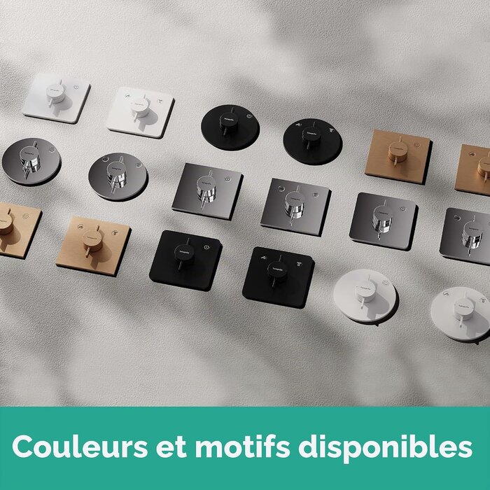 Mitigeur de douche encastré 2 fonctions noir mat - Jusqu'à -35%