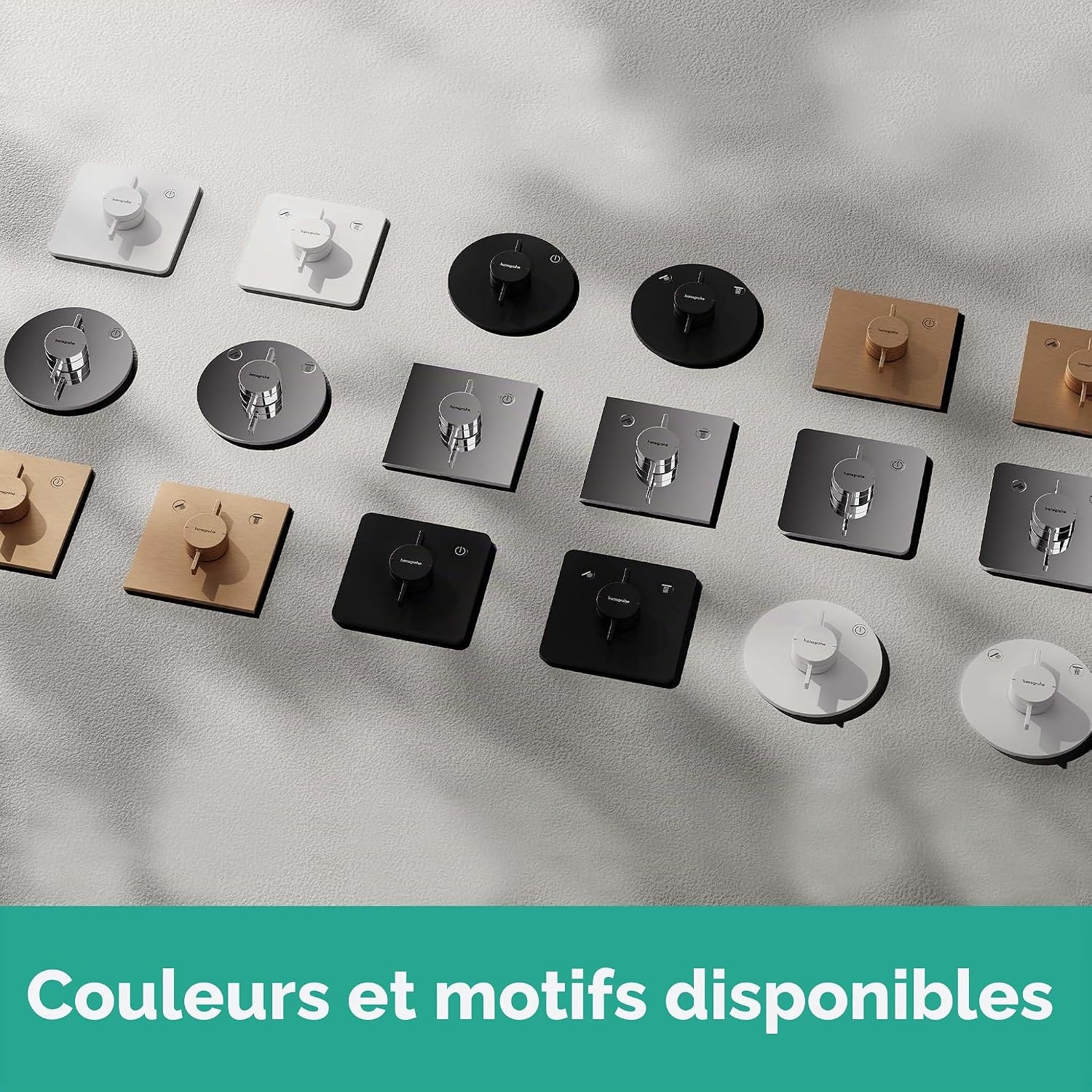 Mitigeur de douche encastré 2 fonctions noir mat - Jusqu'à -35%