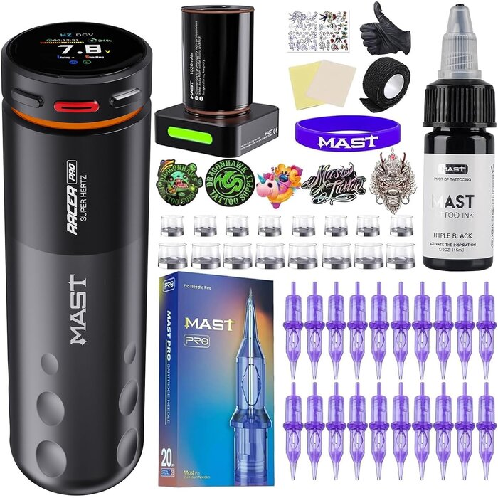 Stylo machine à tatouer sans fil - Course 4,2mm - Jusqu'à 35% de remise