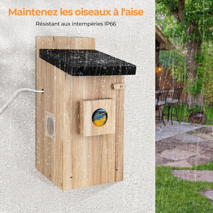 Nichoir connecté avec caméra 4MP - Jusqu'à 34 % de remise