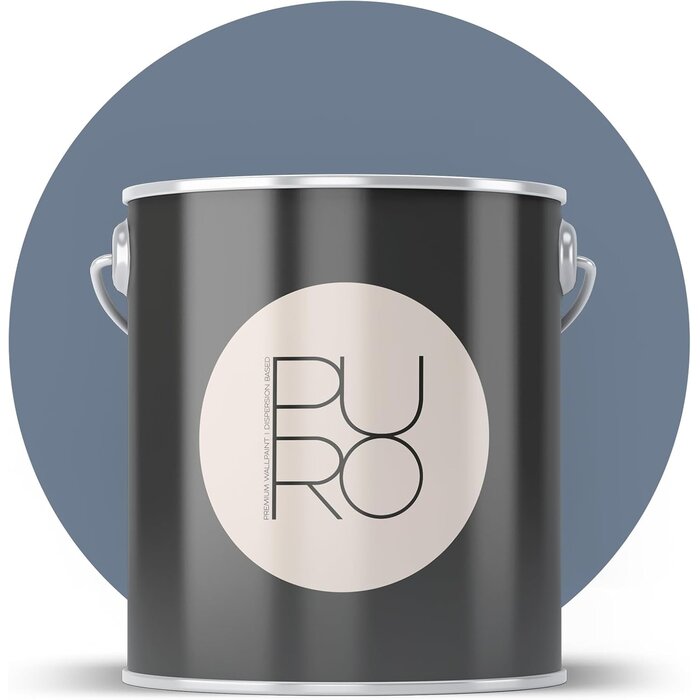 Peinture murale mate bleue 2,5L - Haute opacité - Jusqu'à -34% de remise