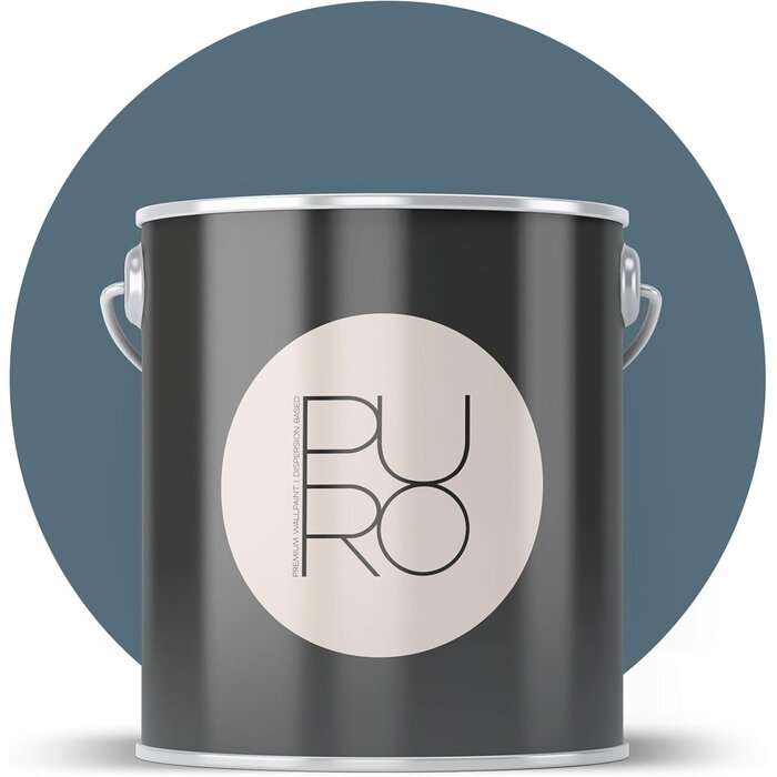 Peinture murale mate bleue 2,5L - Haute opacité - Jusqu'à -34% de remise