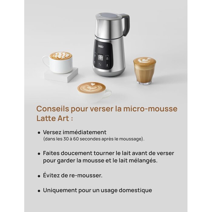 Mousseur à lait électrique 800ml - Jusqu'à -35% sur votre sélection