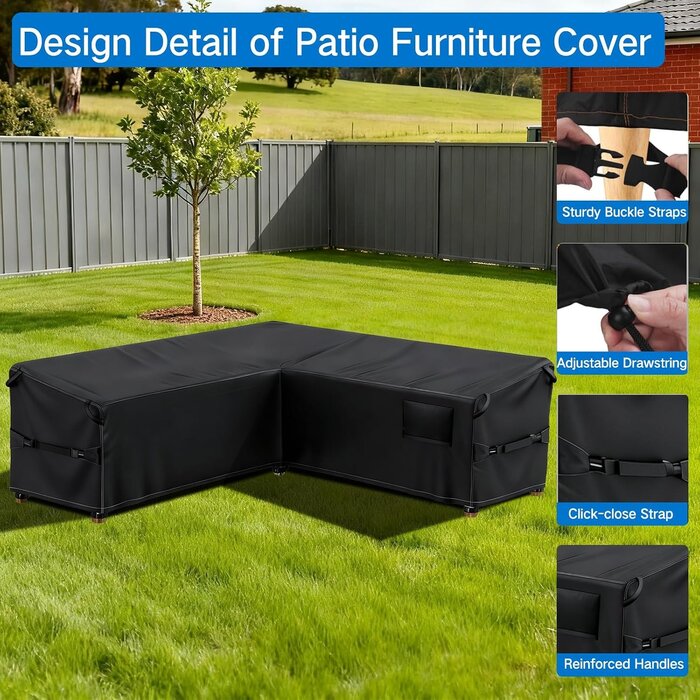 Housse salon de jardin 215x215cm - Oxford 420D - Jusqu'à -31% sur votre choix