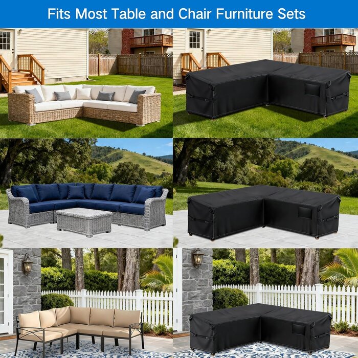 Housse salon de jardin 215x215cm - Oxford 420D - Jusqu'à -31% sur votre choix