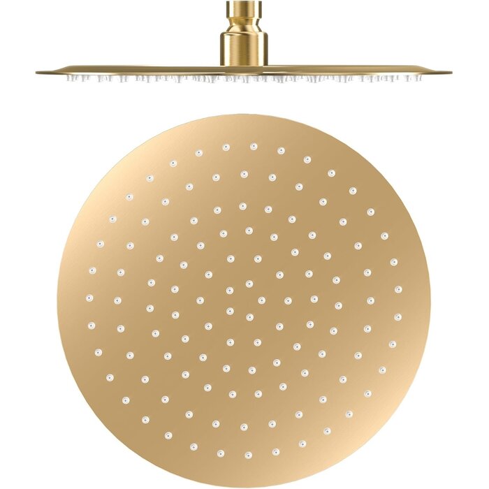 Système de douche encastrable Or Brossé 25cm - Jusqu'à -35% d'économie
