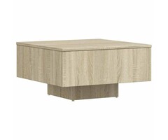 Vidaxl Table basse chêne sonoma 60x60 cm - Jusqu'à -39% sur votre mobilier