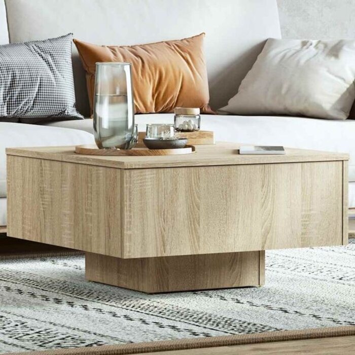 Vidaxl Table basse 60x60 cm bois chêne sonoma - Jusqu'à -33% de remise