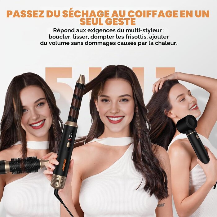 Appareil de coiffure polyvalent - Noir - Jusqu'à -33%