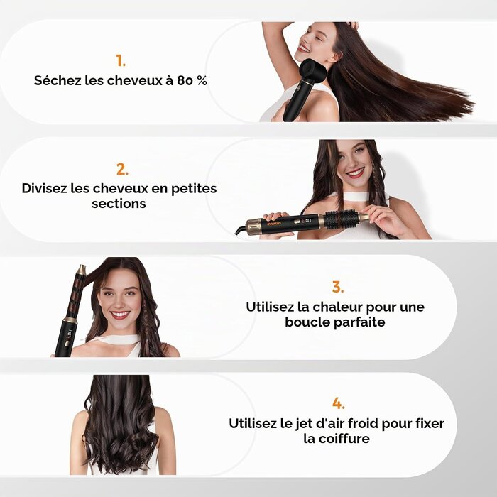 Appareil de coiffure polyvalent - Noir - Jusqu'à -33%