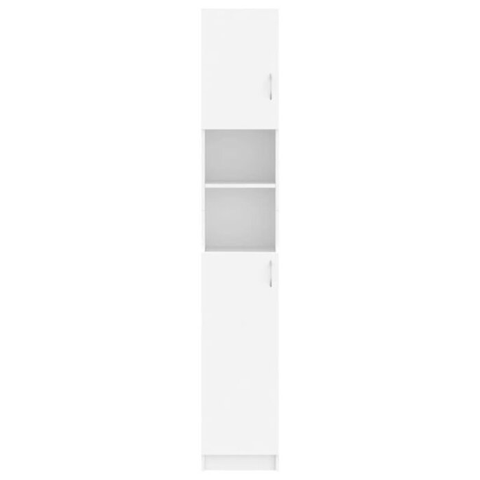 Vidaxl Colonne de salle de bain blanche 190 cm - Jusqu'à -34% sur le prix outlet