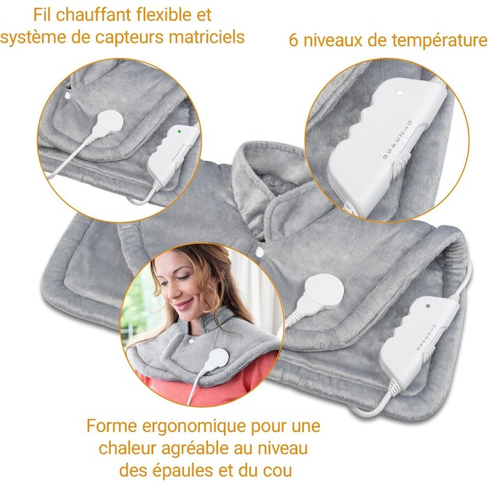 Cape chauffante ergonomique cou et épaules - Jusqu'à 31% de réduction
