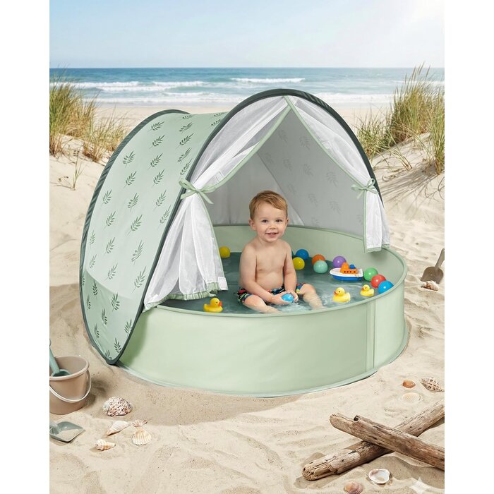 Tente de plage bébé pop-up 3-en-1 avec piscine - Jusqu'à -33%