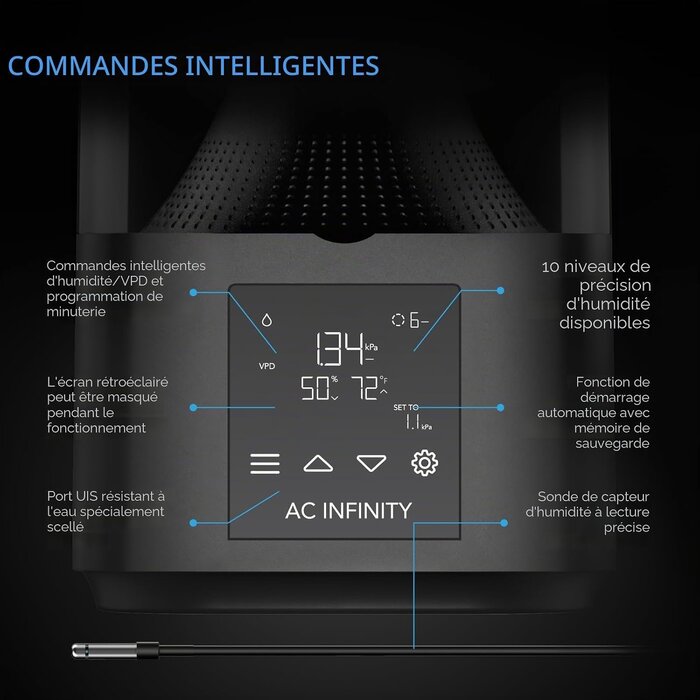 Humidificateur 4,5L pour culture avec contrôle VPD - Jusqu'à 34% de remise