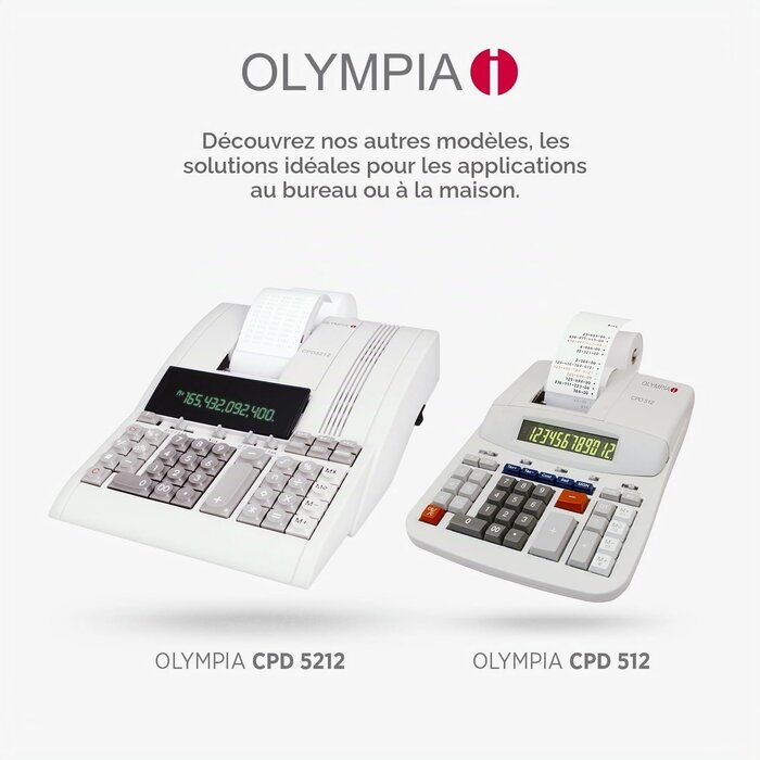 Calculatrice imprimante de bureau 12 chiffres - Jusqu'à 34% de remise