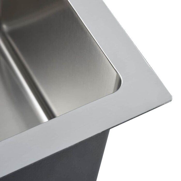 Vidaxl Évier de cuisine en inox - 87x44 cm - Jusqu'à -35% sur l'outlet