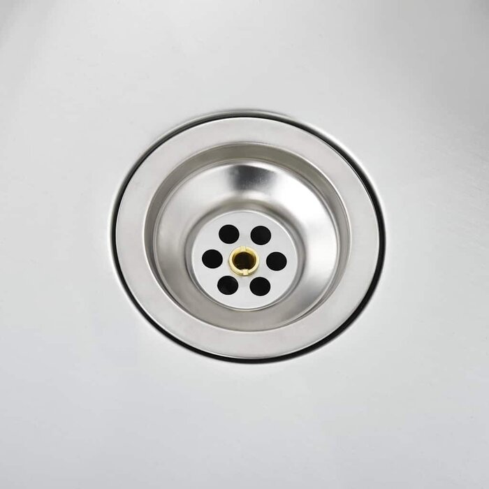 Vidaxl Évier de cuisine en inox - 87x44 cm - Jusqu'à -35% sur l'outlet