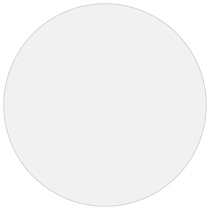 Vidaxl Protège-table rond 100 cm PVC transparent - Jusqu'à -32%