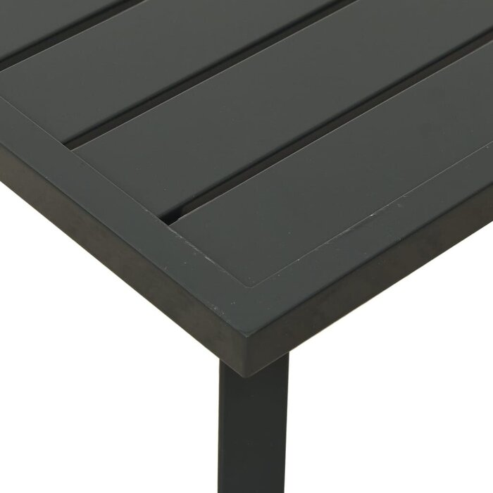Vidaxl Table de jardin basse en acier anthracite - Jusqu'à 35% de réduction