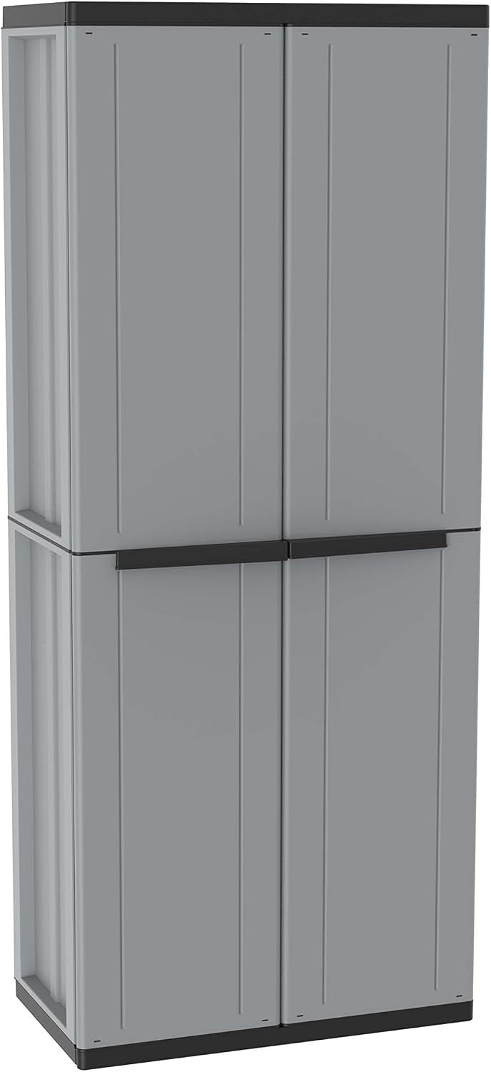 Armoire de rangement plastique 2 portes - Jusqu'à -33% sur l'outlet