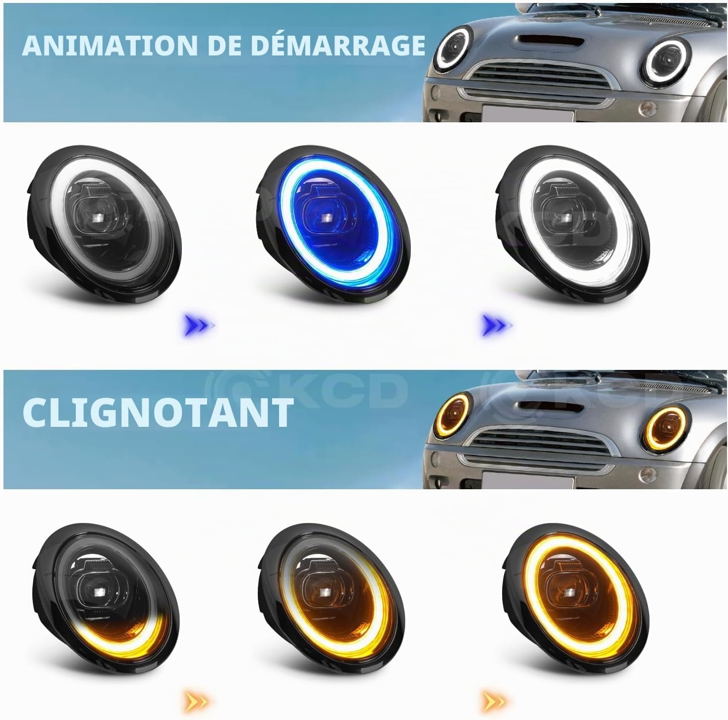 Phares LED dynamiques pour Mini (2001-2007) - Jusqu'à 30% de remise