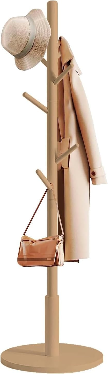 Portemanteau sur pied en bois blanc réglable - Jusqu'à -32%