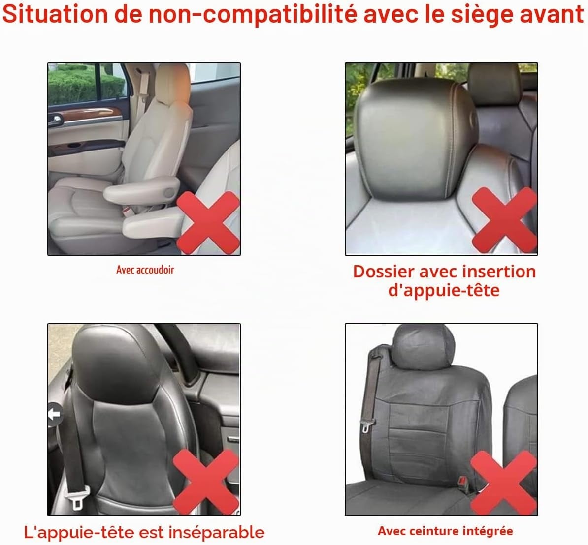 Housses de siège auto universelles - Set de 2 - Jusqu'à -28%