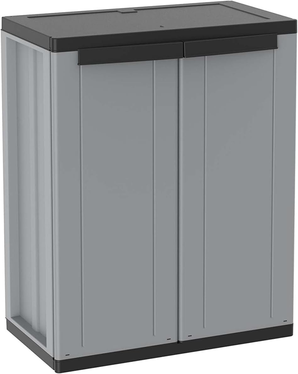 Armoire de rangement en résine 2 portes - Jusqu'à 33% de remise