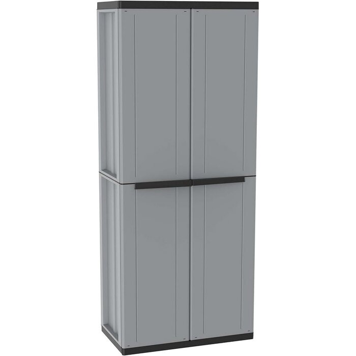 Armoire de rangement en résine 2 portes - Jusqu'à 33% de remise