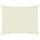 Voile d'ombrage rectangulaire 3,5x5m Crème - Jusqu'à -34% de remise