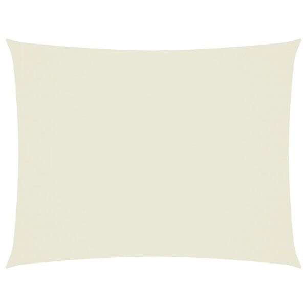Vidaxl Voile d'ombrage rectangulaire 3,5x5m Crème - Jusqu'à -34% de remise