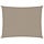 Voile d'ombrage rectangulaire 2,5x4 m taupe - Jusqu'à 32% de remise
