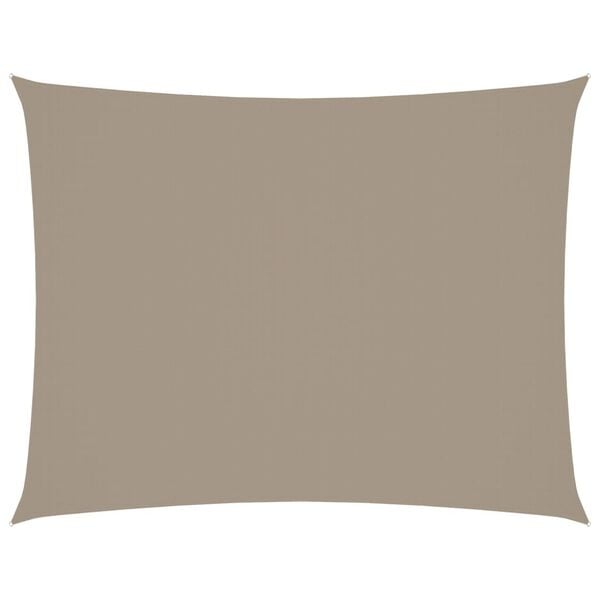 Vidaxl Voile d'ombrage rectangulaire 2,5x4 m taupe - Jusqu'à 32% de remise