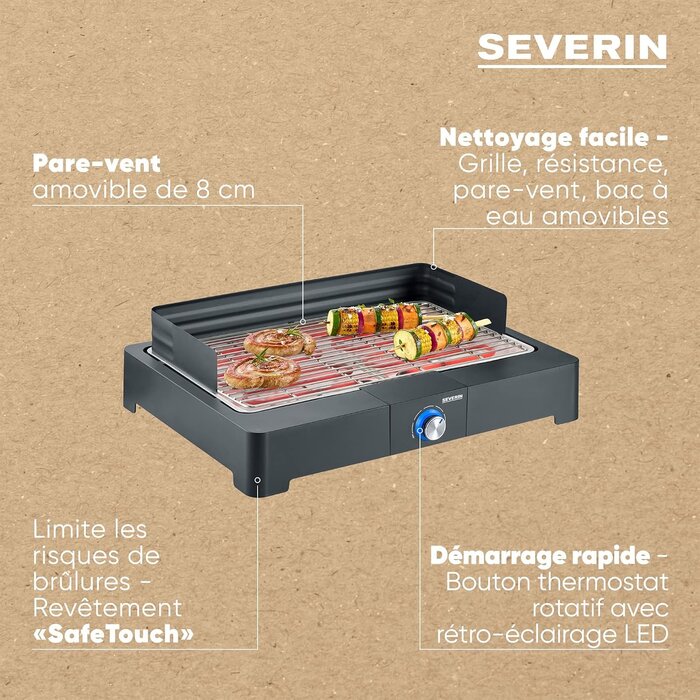 Barbecue électrique de table 2200W - Jusqu'à 33% de remise