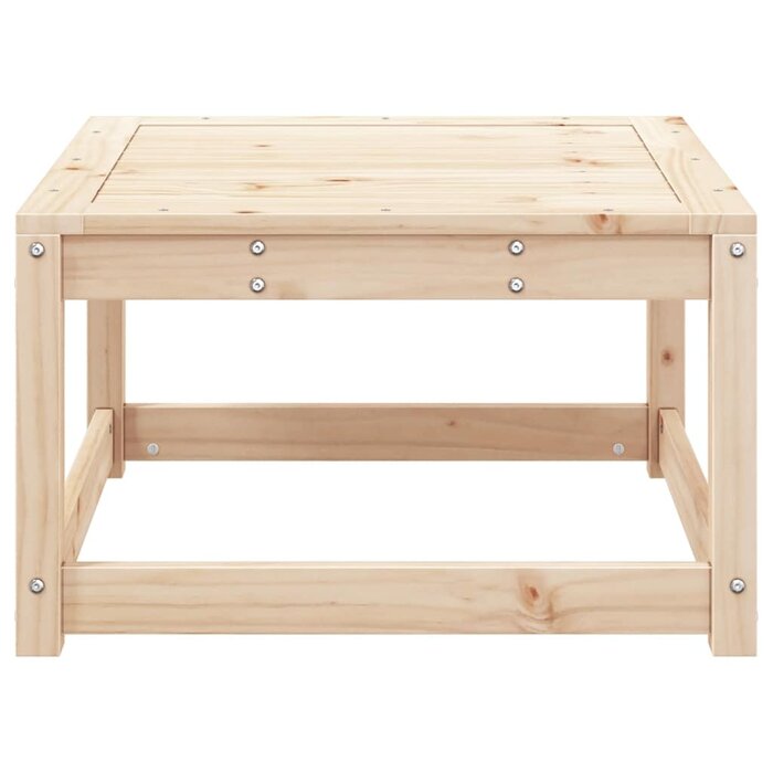 Vidaxl Repose-pied de jardin en bois massif - Jusqu'à -34% sur votre terrasse
