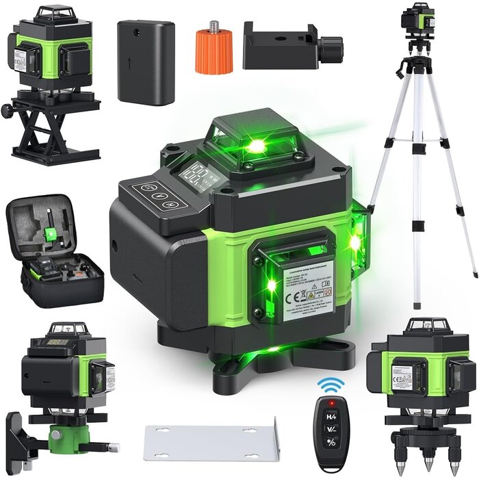 Laser 4D 16 lignes autonivelant + trépied - Jusqu'à 29% de réduction