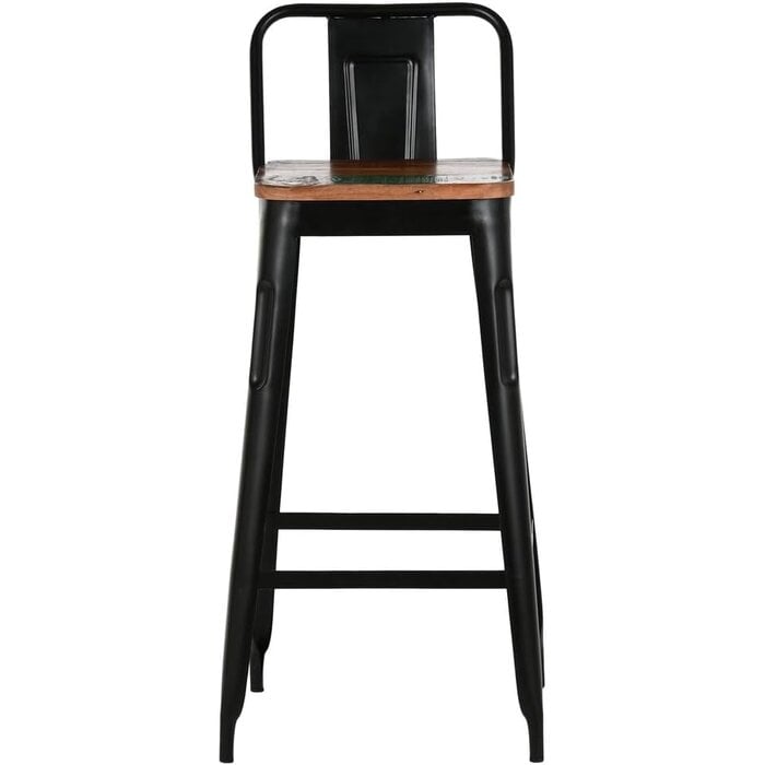 Tabouret de bar industriel bois et métal - Jusqu'à -35%
