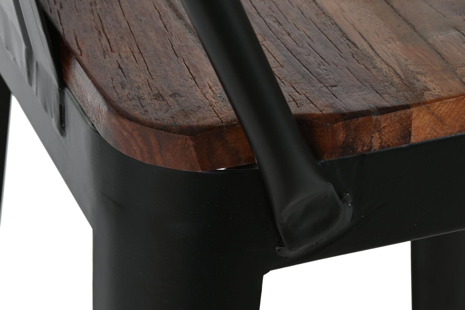 Tabouret de bar industriel bois et métal - Jusqu'à -35%