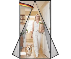 Moustiquaire de porte 130x220cm en fibre de verre - Jusqu'à 32% de remise